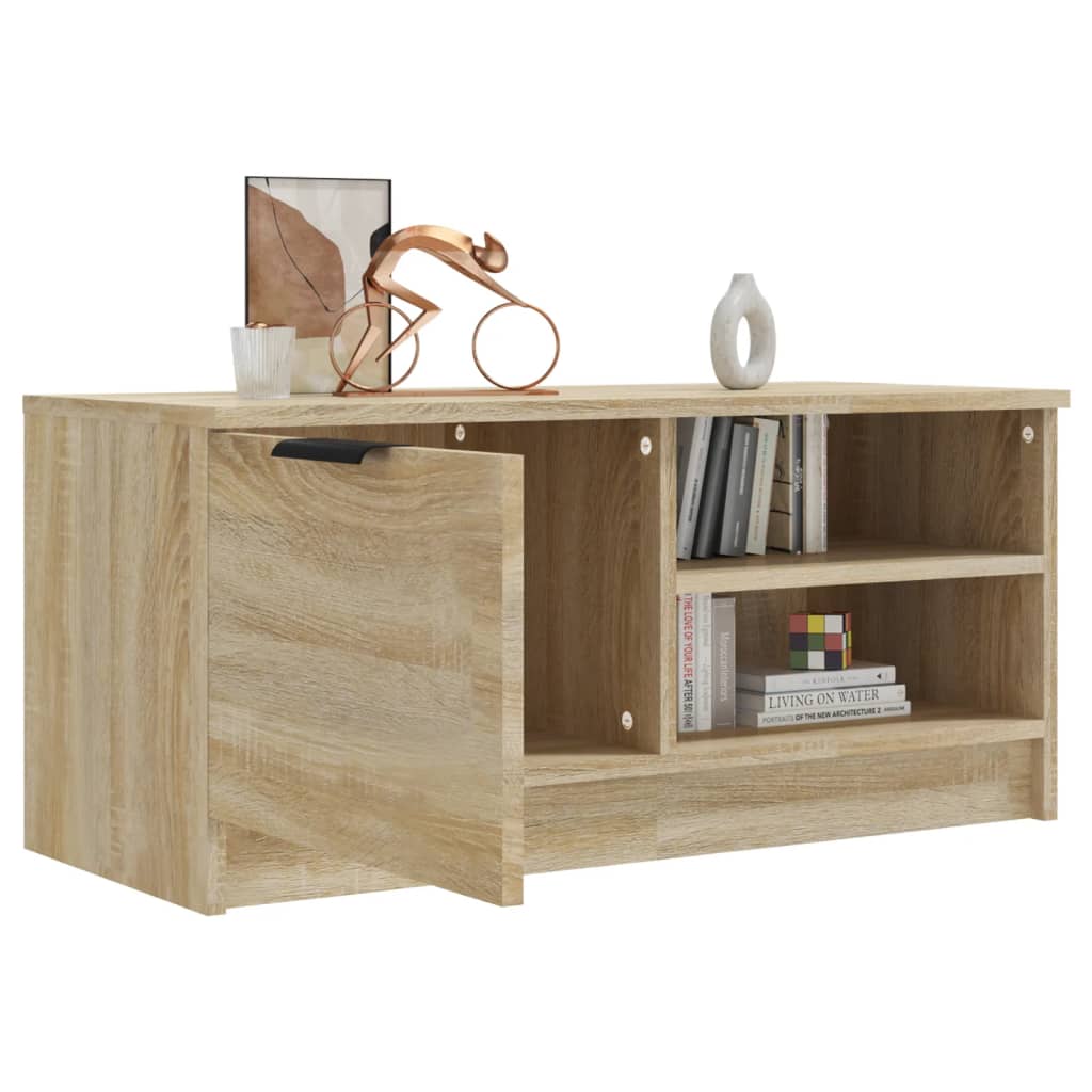 TV ormarić boja hrasta 80x35x36,5 cm od konstruiranog drva