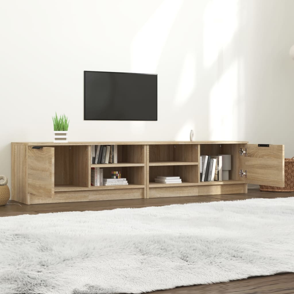 TV ormarići 2kom boja hrasta 80x35x36,5cm od konstruiranog drva