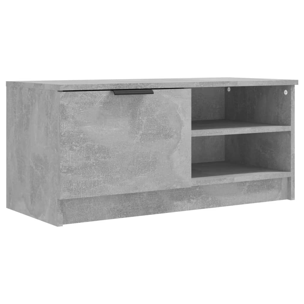 TV ormarić boja betona 80x35x36,5 cm od konstruiranog drva