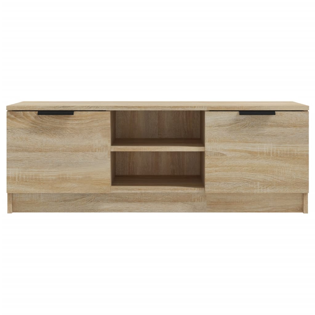 TV ormarić boja hrasta 102x35x36,5 cm od konstruiranog drva