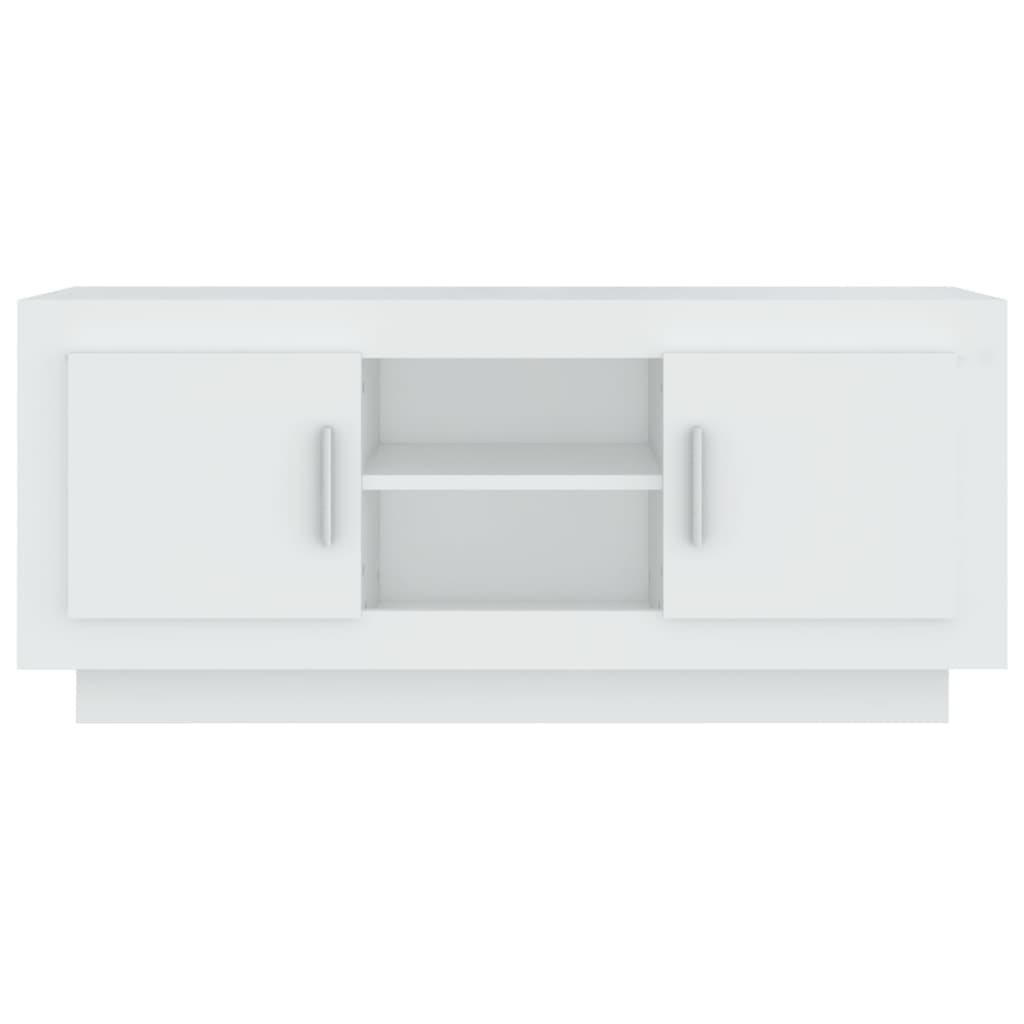 TV ormarić bijeli 102 x 35 x 45 cm od konstruiranog drva
