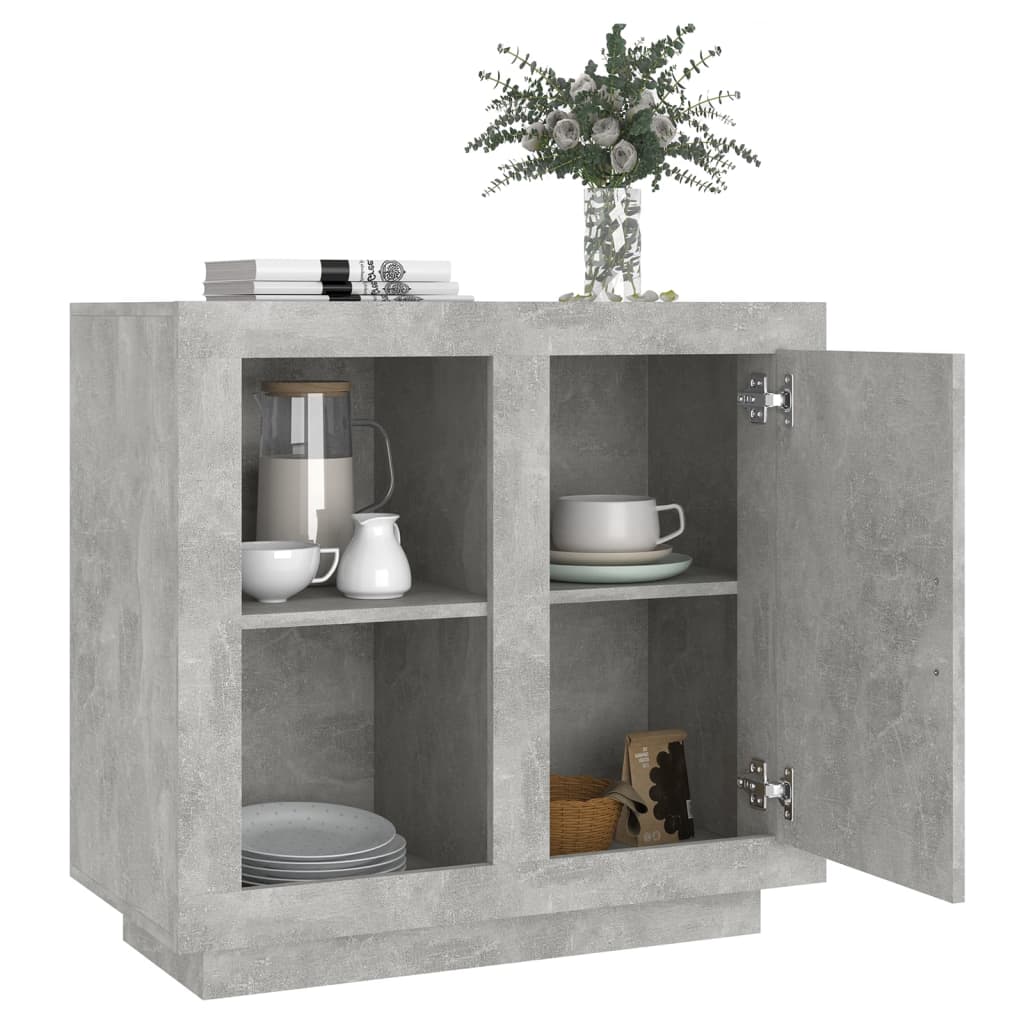 Komoda siva boja betona 80x40x75 cm