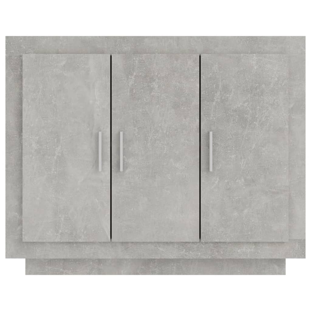 Komoda siva boja betona 92x35x75 cm od konstruiranog drva