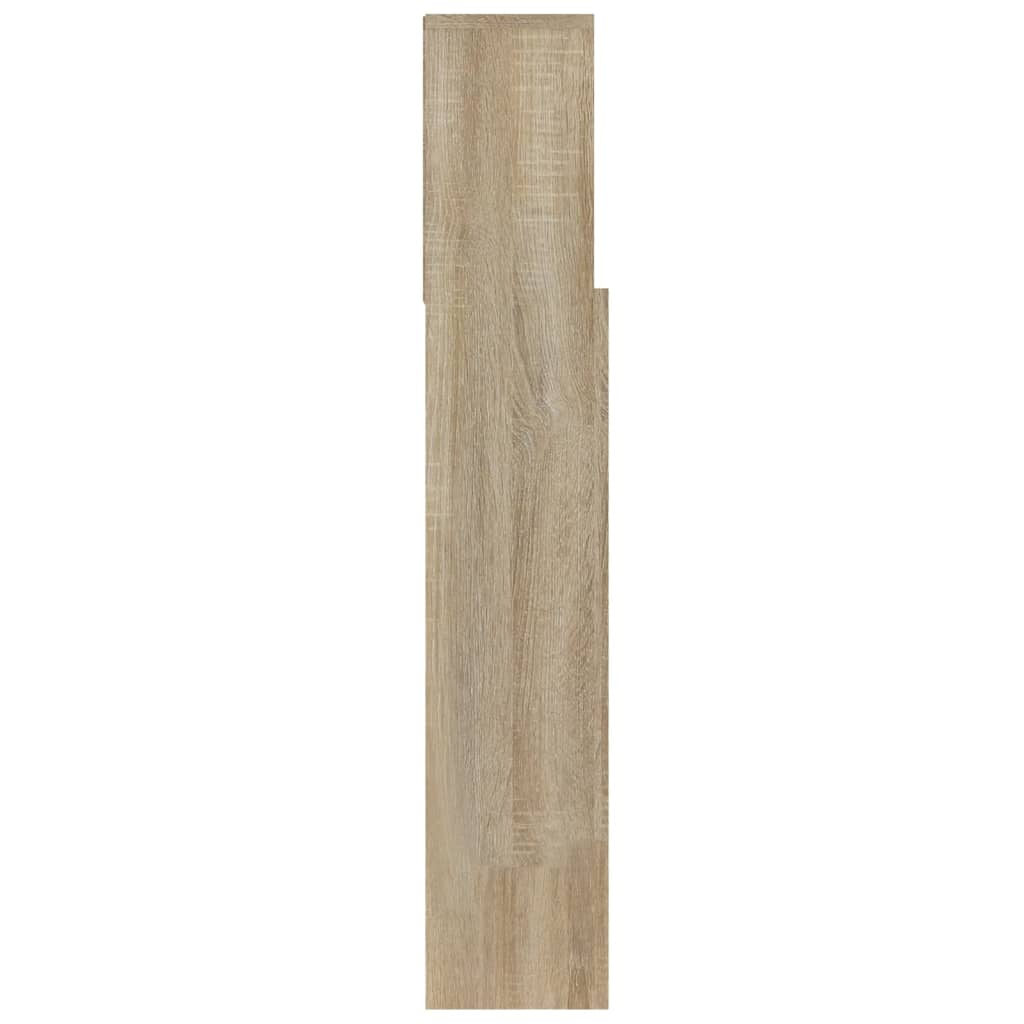 Uzglavlje s ormarićem boja hrasta sonome 100 x 19 x 103,5 cm