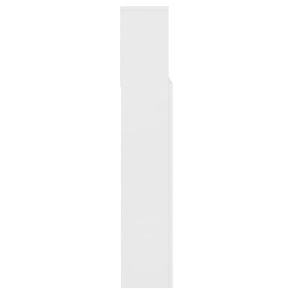 Ormarić s uzglavljem kreveta bijeli 140x19x103,5 cm