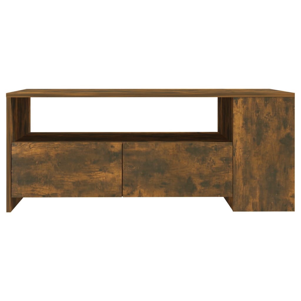 Stolić za kavu boja hrasta 102x55x42 cm konstruirano drvo
