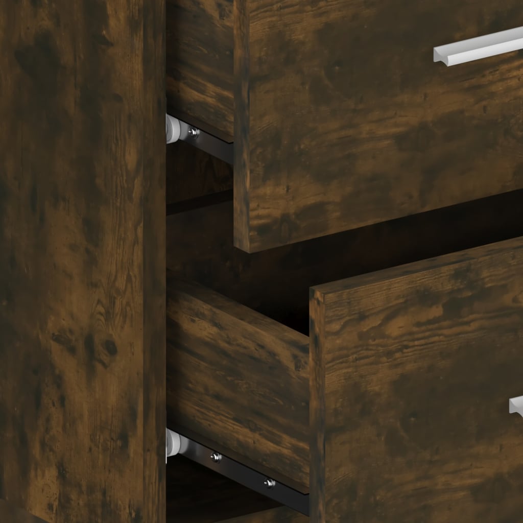 Zidni noćni ormarić boja dimljenog hrasta
