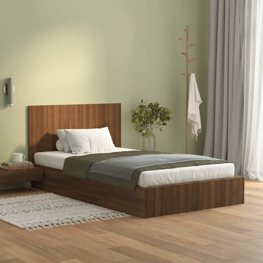 Uzglavlje za krevet boja smeđeg hrasta 120 x1,5 x 80 cm drveno