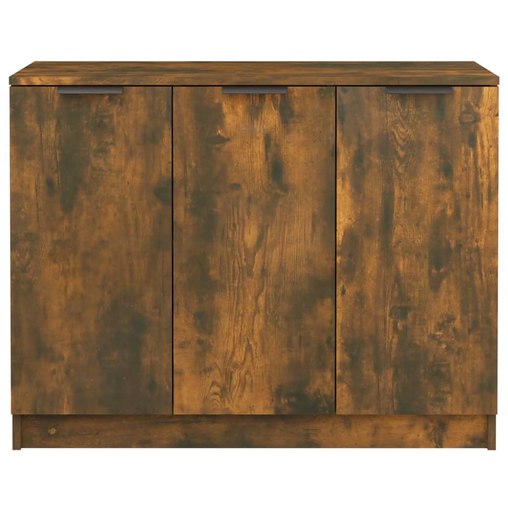 Komoda boja dimljenog hrasta 90,5x30x70 cm konstruirano drvo