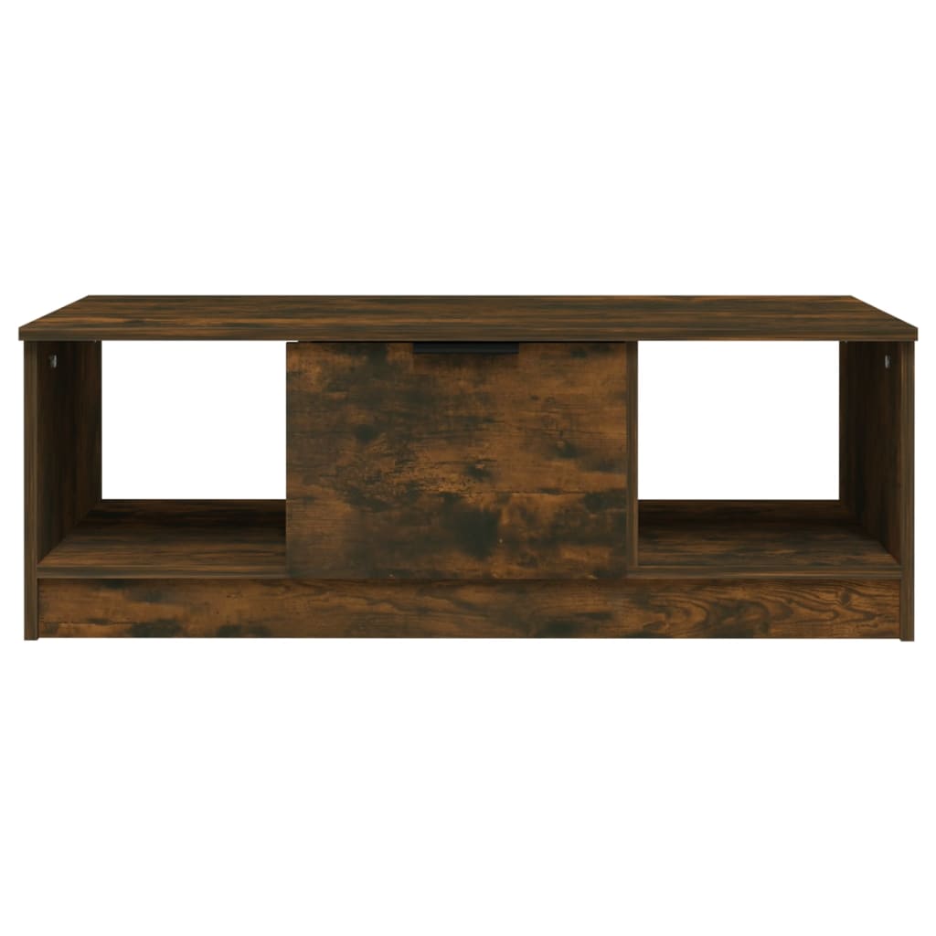 Stolić za kavu boja hrasta 102x50x36 cm konstruirano drvo