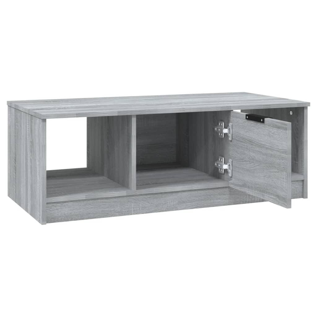 Stolić za kavu boja hrasta 102x50x36 cm konstruirano drvo