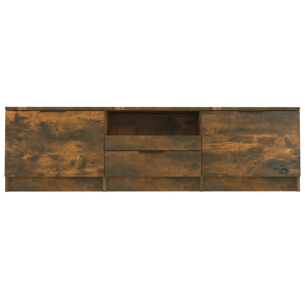 TV ormarić boja dimljenog hrasta 140x35x40 cm konstruirano drvo