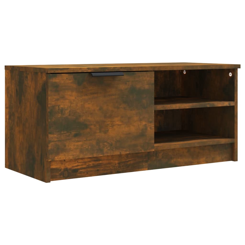 TV ormarić boja dimljenog hrasta 80x35x36,5cm konstruirano drvo