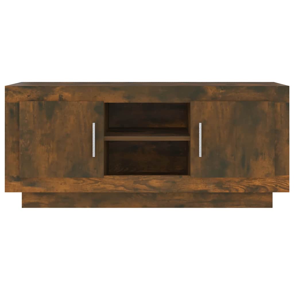 TV ormarić boja dimljenog hrasta 102x35x45 cm konstruirano drvo