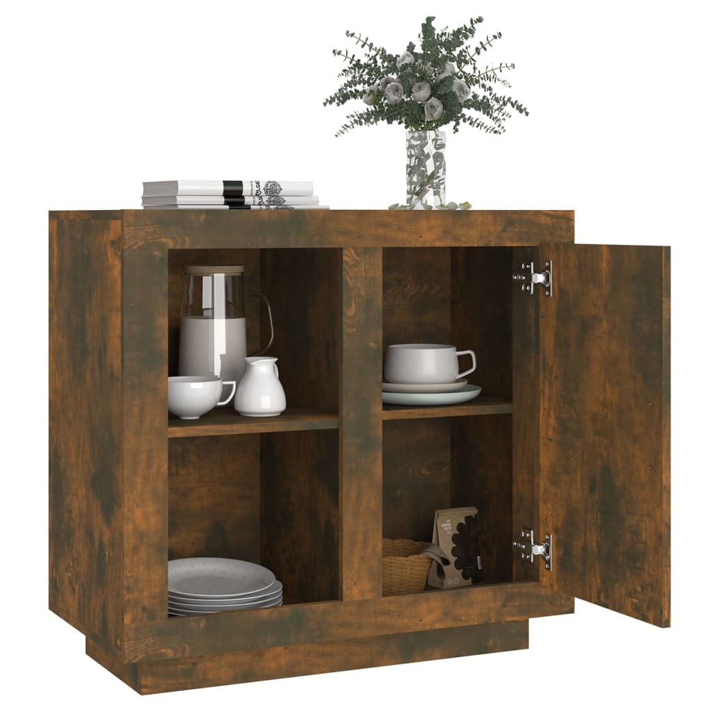 Komoda boja dimljenog hrasta 80x40x75 cm