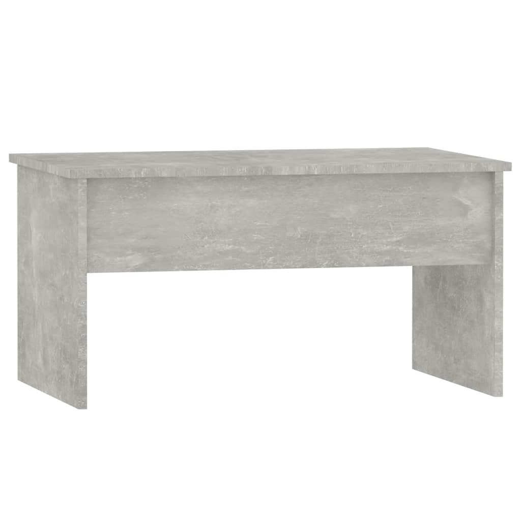 Stolić za kavu boja betona 80x50,5x41,5 cm konstruirano drvo
