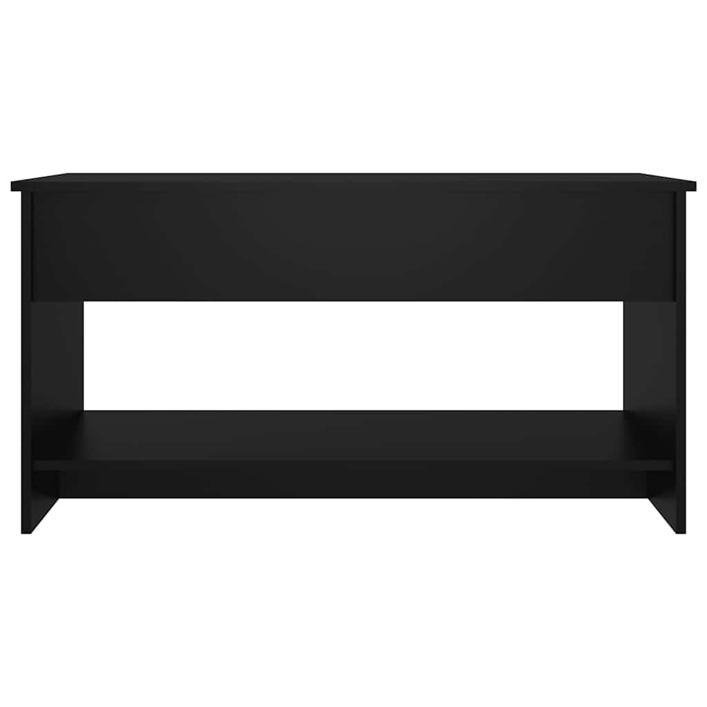 Stolić za kavu crni 102 x 50 x 52,5 cm od konstruiranog drva