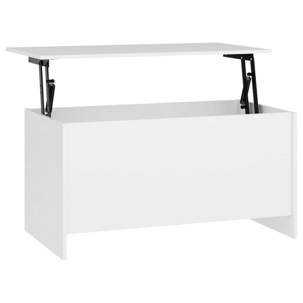 Stolić za kavu bijeli 102x55,5x52,5 cm od konstruiranog drva