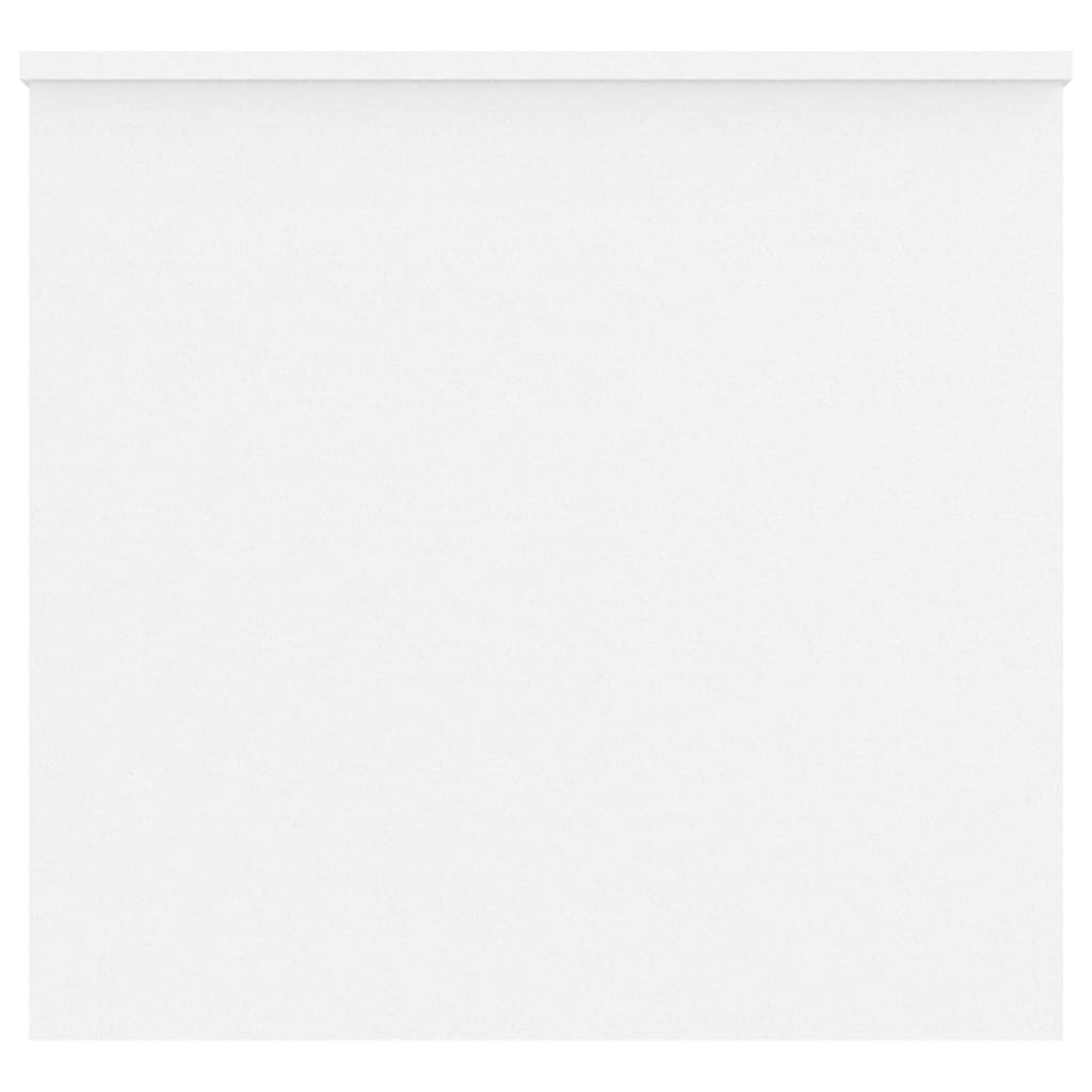 Stolić za kavu bijeli 102x55,5x52,5 cm od konstruiranog drva