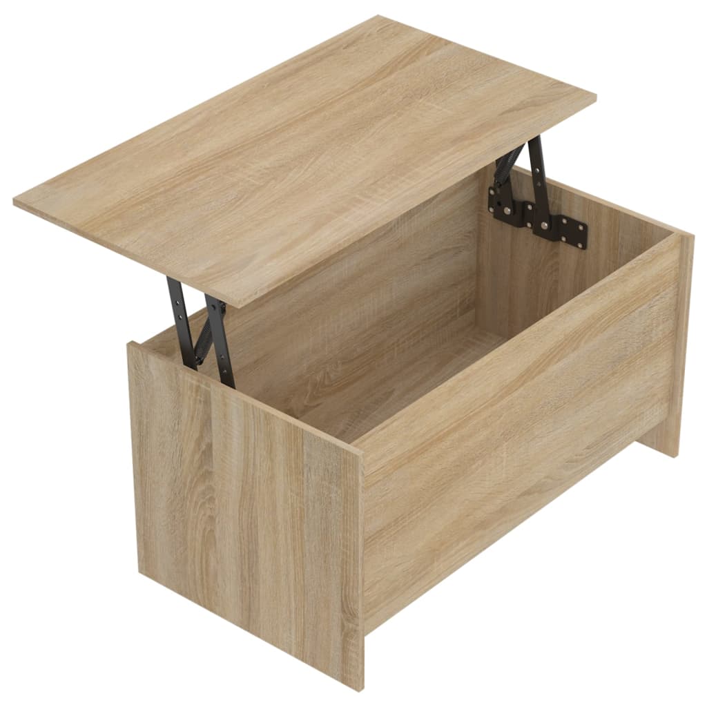 Stolić za kavu boja hrasta 102x55,5x52,5 cm konstruirano drvo