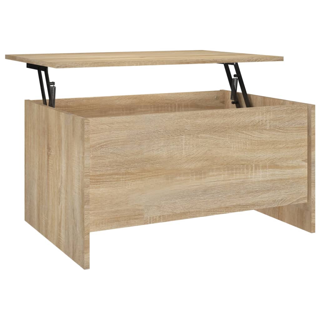 Stolić za kavu boja hrasta 80x55,5x41,5 cm konstruirano drvo