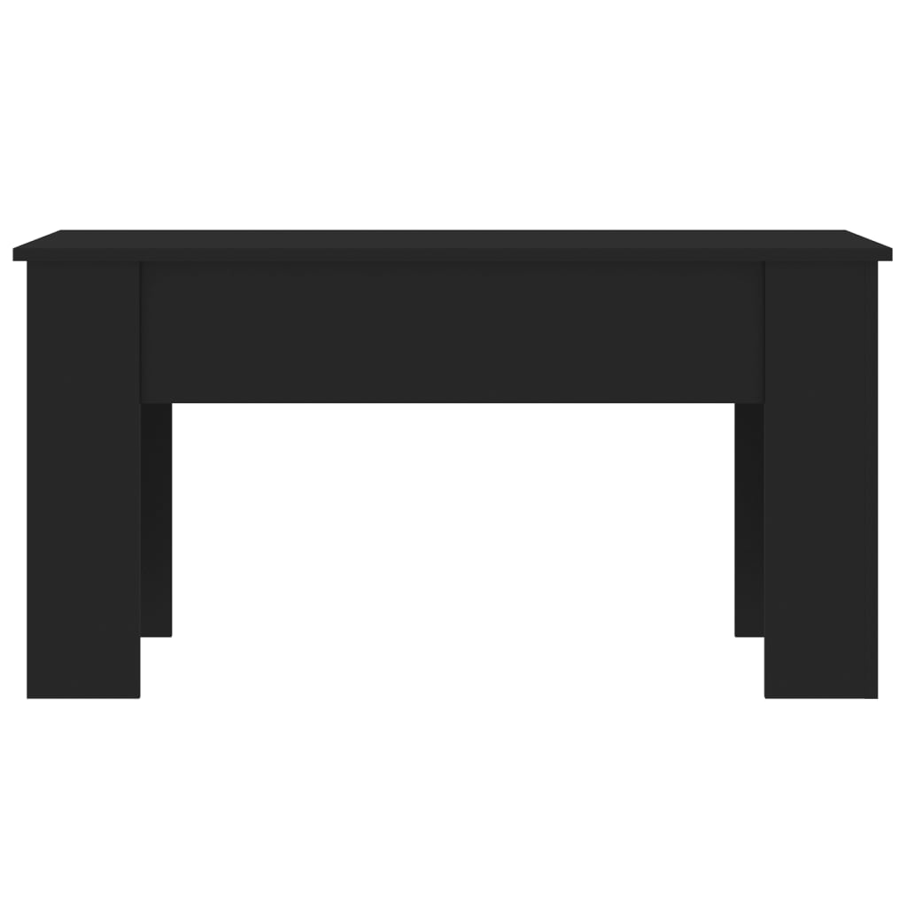 Stolić za kavu crni 101x49x52 cm od konstruiranog drva