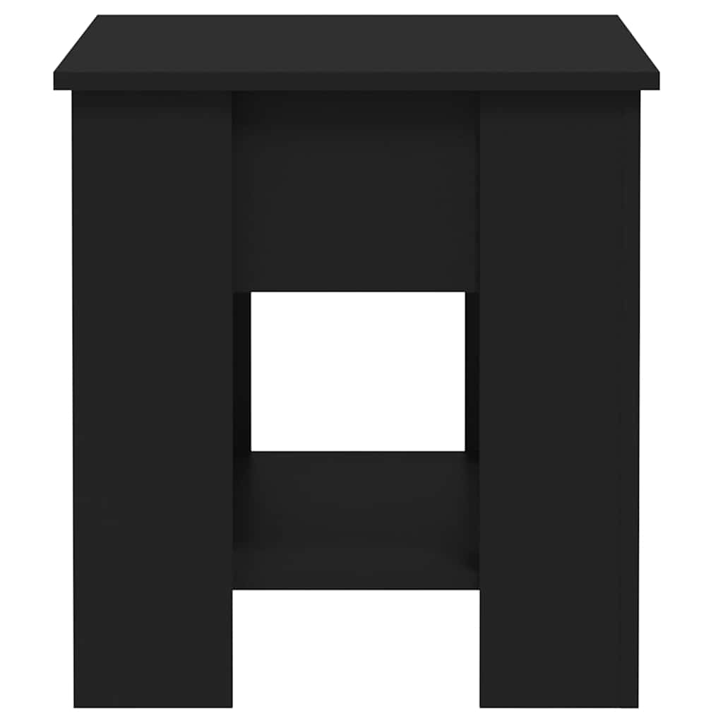 Stolić za kavu crni 101x49x52 cm od konstruiranog drva