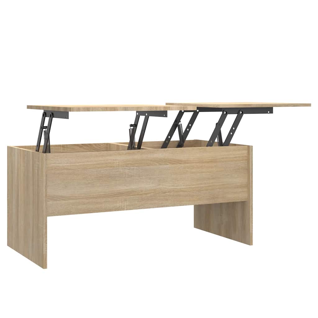 Stolić za kavu boja hrasta 102x50,5x46,5 cm konstruirano drvo