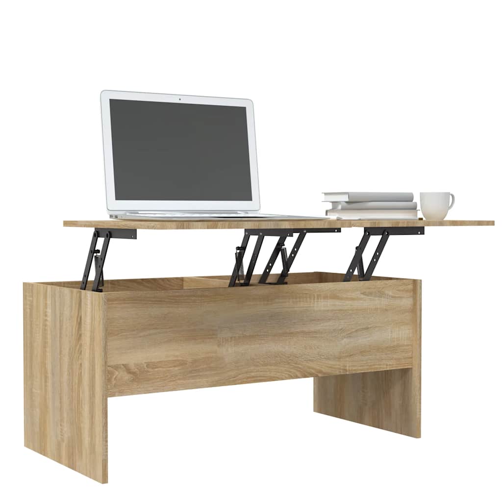 Stolić za kavu boja hrasta 102x50,5x46,5 cm konstruirano drvo