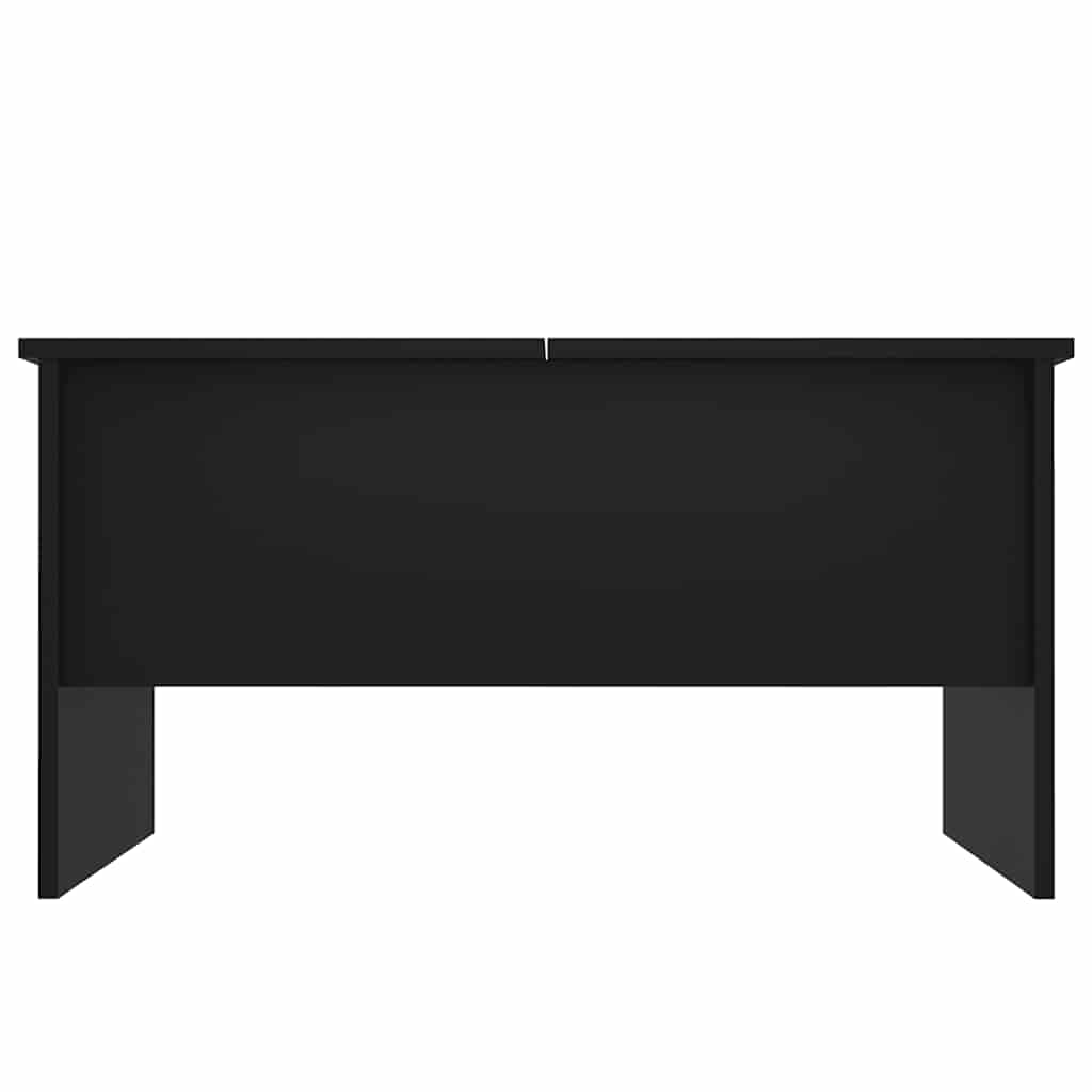 Stolić za kavu crni 80x50x42,5 cm od konstruiranog drva