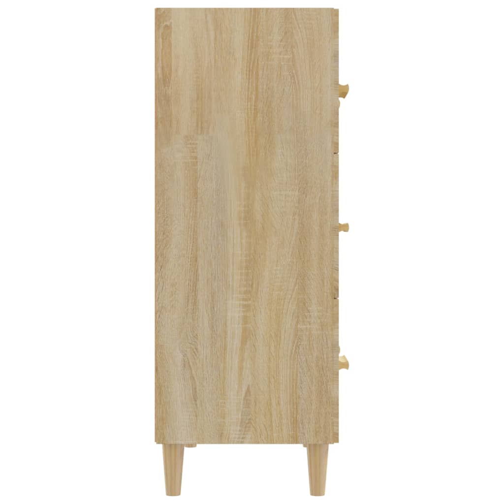 Komoda boja hrasta sonome 70x34x90 cm od konstruiranog drva