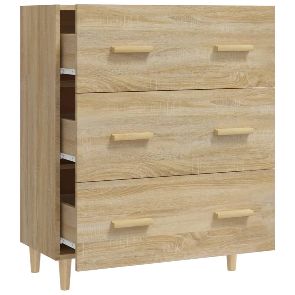 Komoda boja hrasta sonome 70x34x90 cm od konstruiranog drva