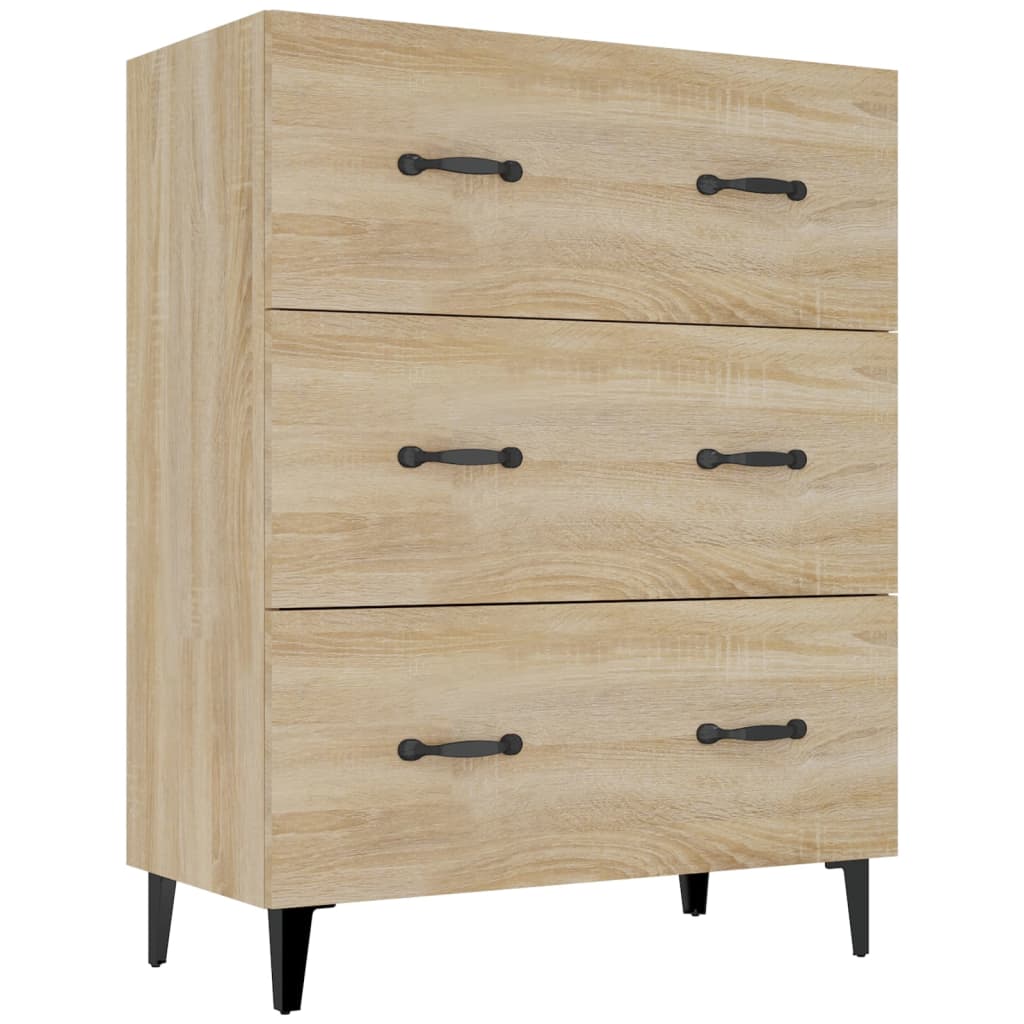 Komoda boja hrasta sonome 69,5x34x90 cm od konstruiranog drva