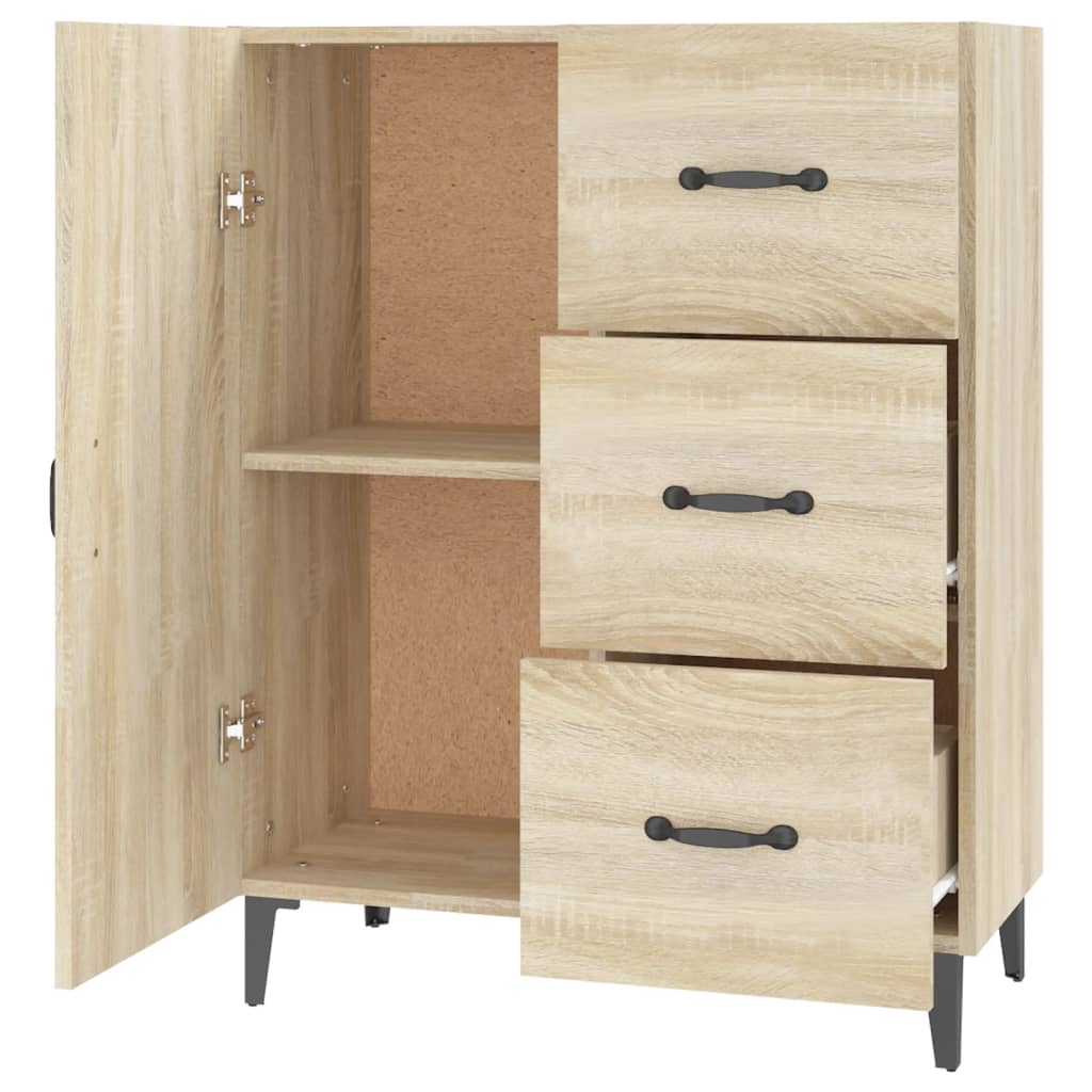 Komoda boja hrasta sonome 69,5x34x90 cm od konstruiranog drva