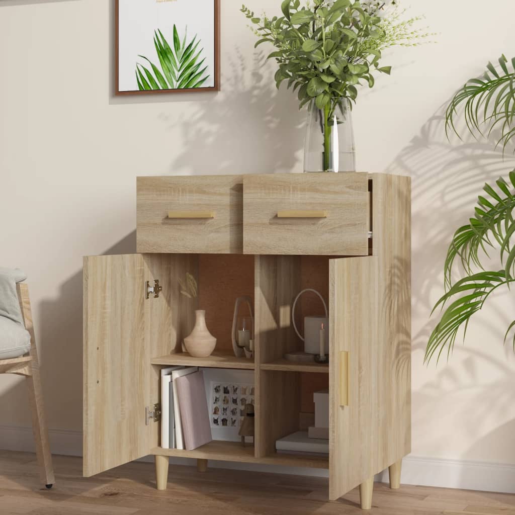 Komoda boja hrasta sonome 69,5x34x89 cm od konstruiranog drva