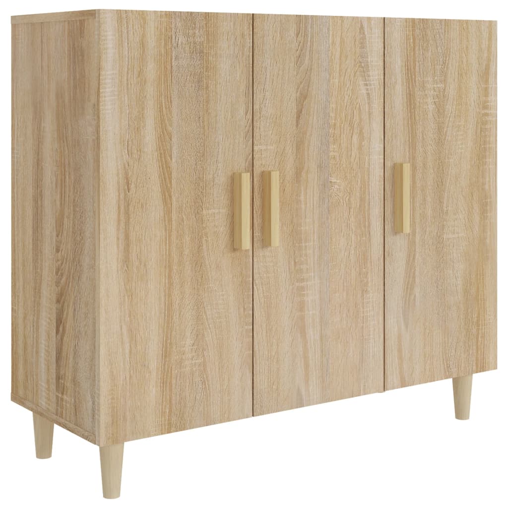 Komoda boja hrasta sonome 90x34x80 cm od konstruiranog drva