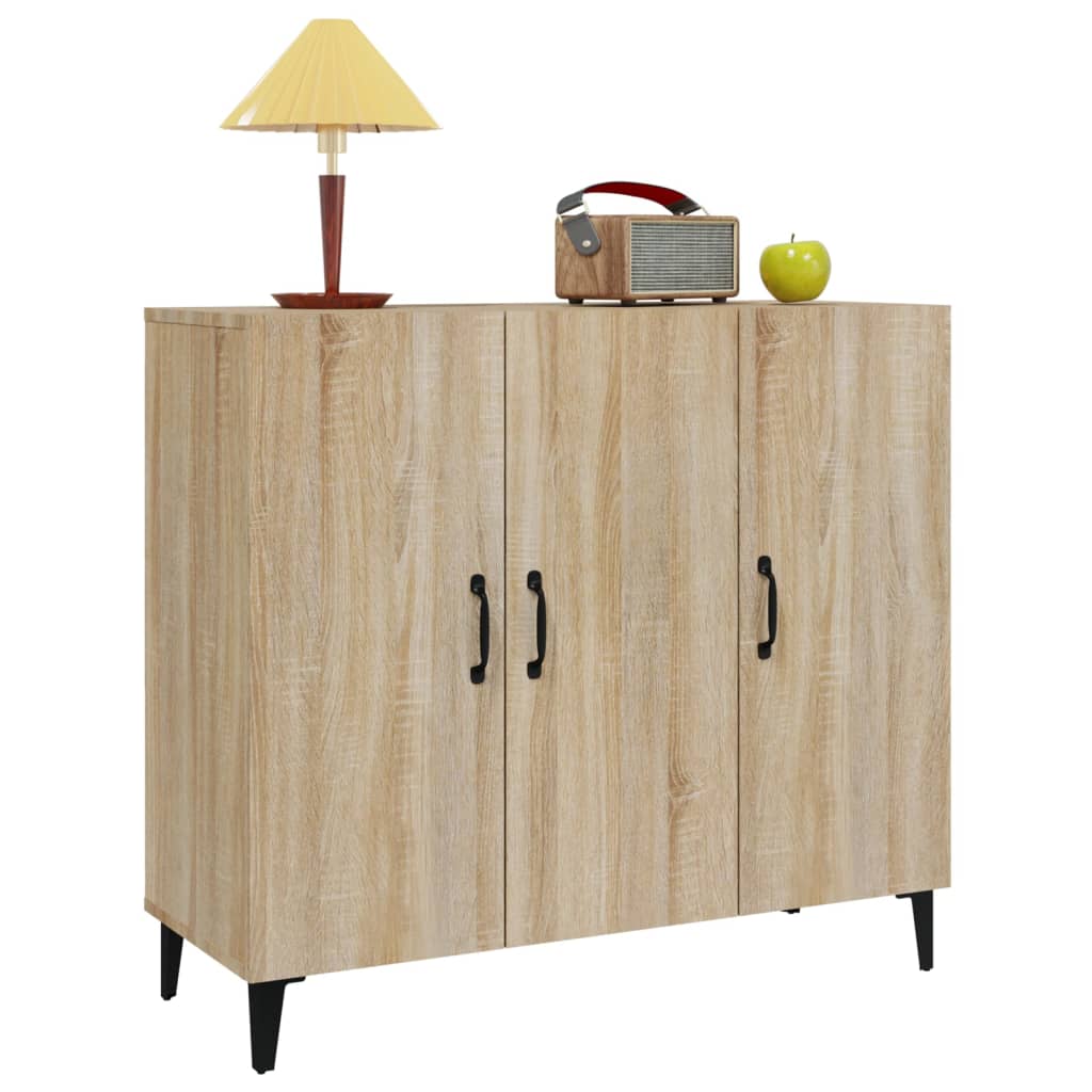 Komoda boja hrasta sonome 90x34x80 cm od konstruiranog drva