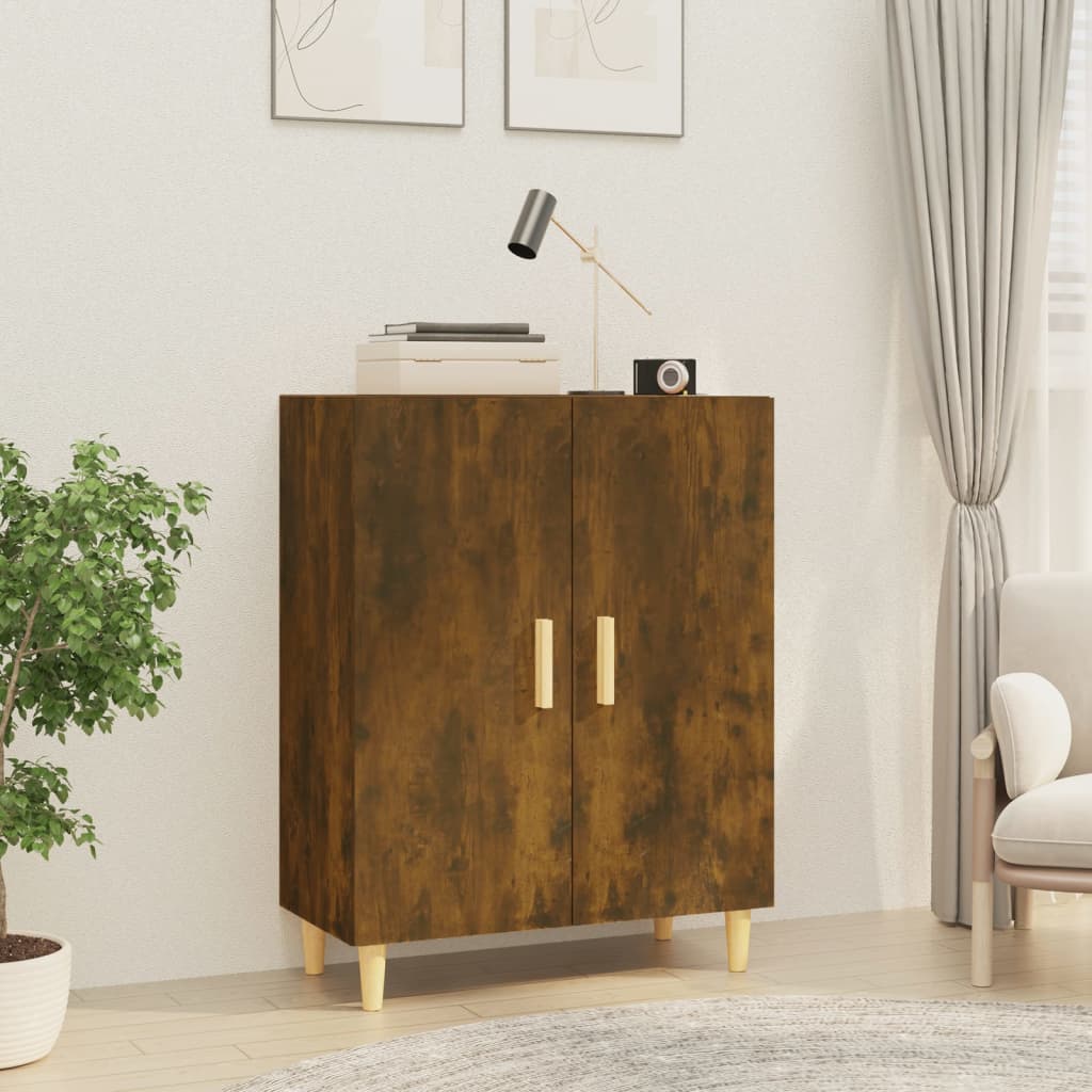 Komoda boja dimljenog hrasta 70x34x90 cm od konstruiranog drva