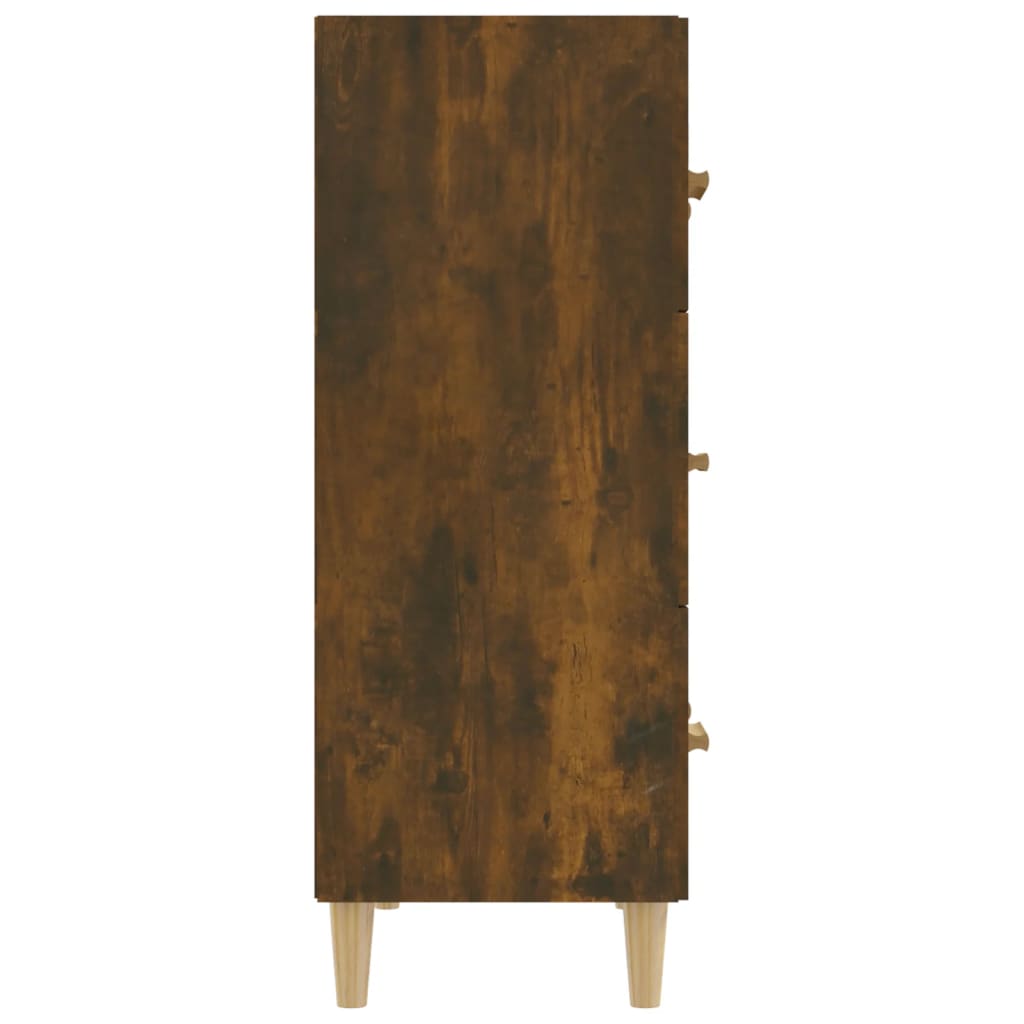 Komoda boja dimljenog hrasta 70x34x90 cm od konstruiranog drva
