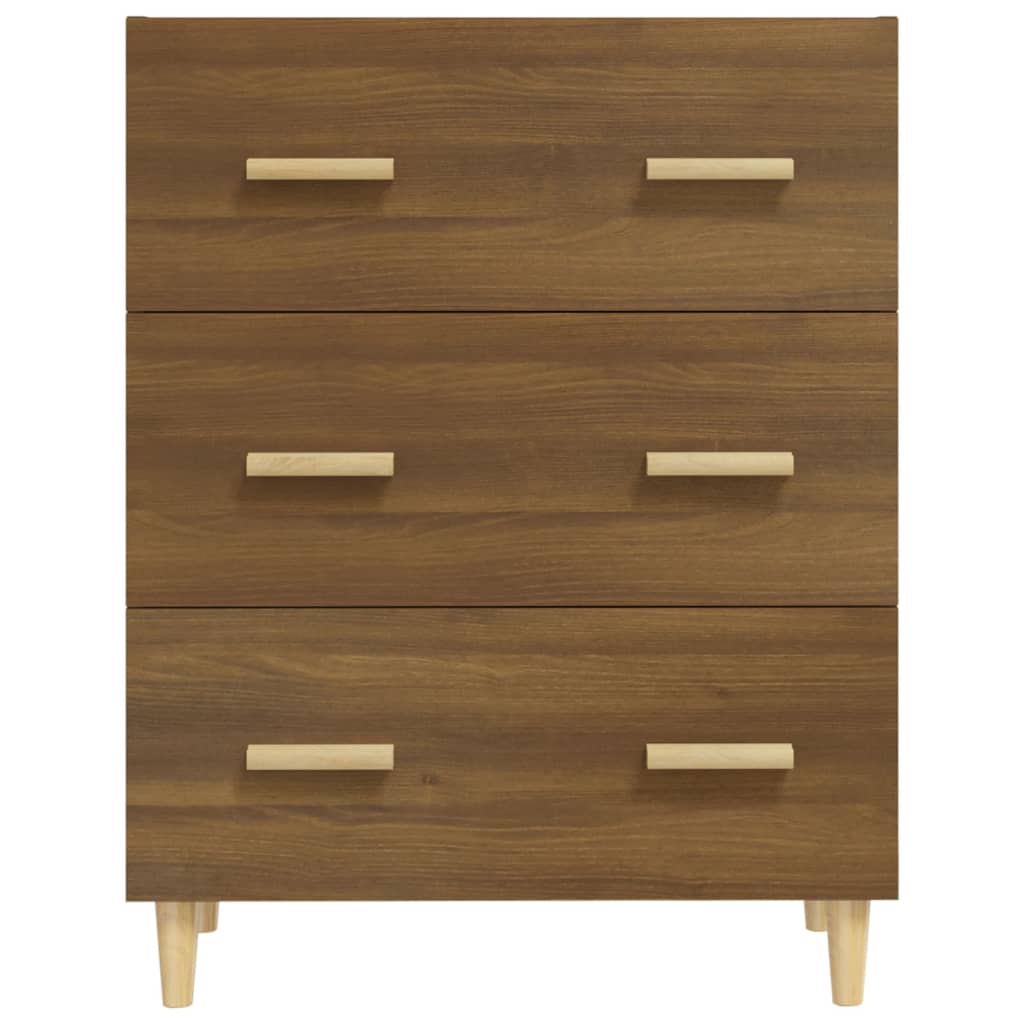 Komoda boja smeđeg hrasta 70x34x90 cm od konstruiranog drva