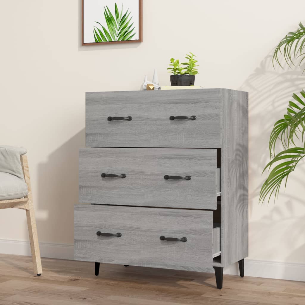 Komoda boja hrasta sonome 69,5 x 34 x 90 cm konstruirano drvo