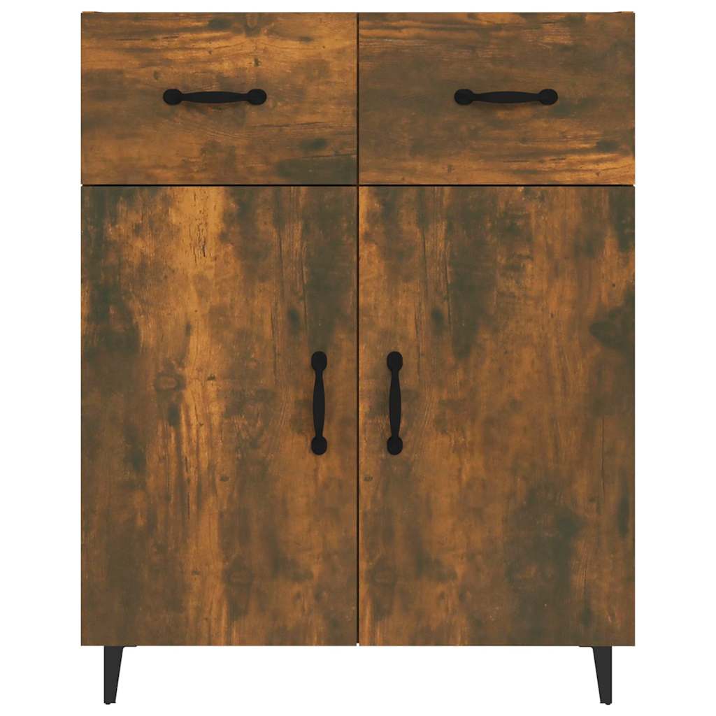 Komoda boja dimljenog hrasta 69,5x34x90 cm konstruirano drvo