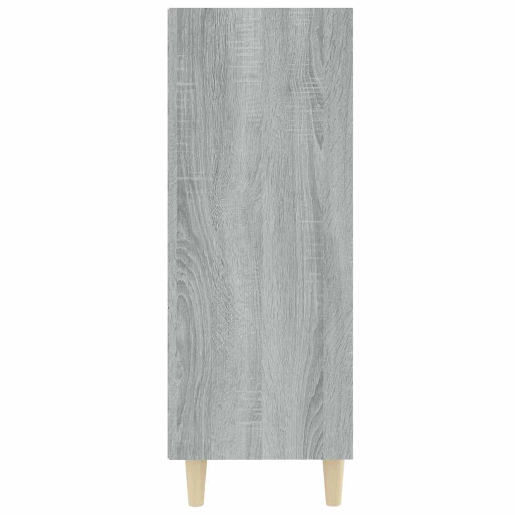 Komoda boja hrasta sonome 69,5 x 32,5 x 90 cm konstruirano drvo Siva