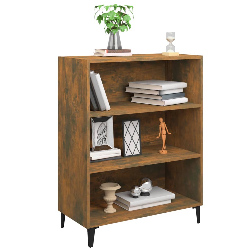 Komoda boja dimljenog hrasta 69,5x32,5x90 cm konstruirano drvo