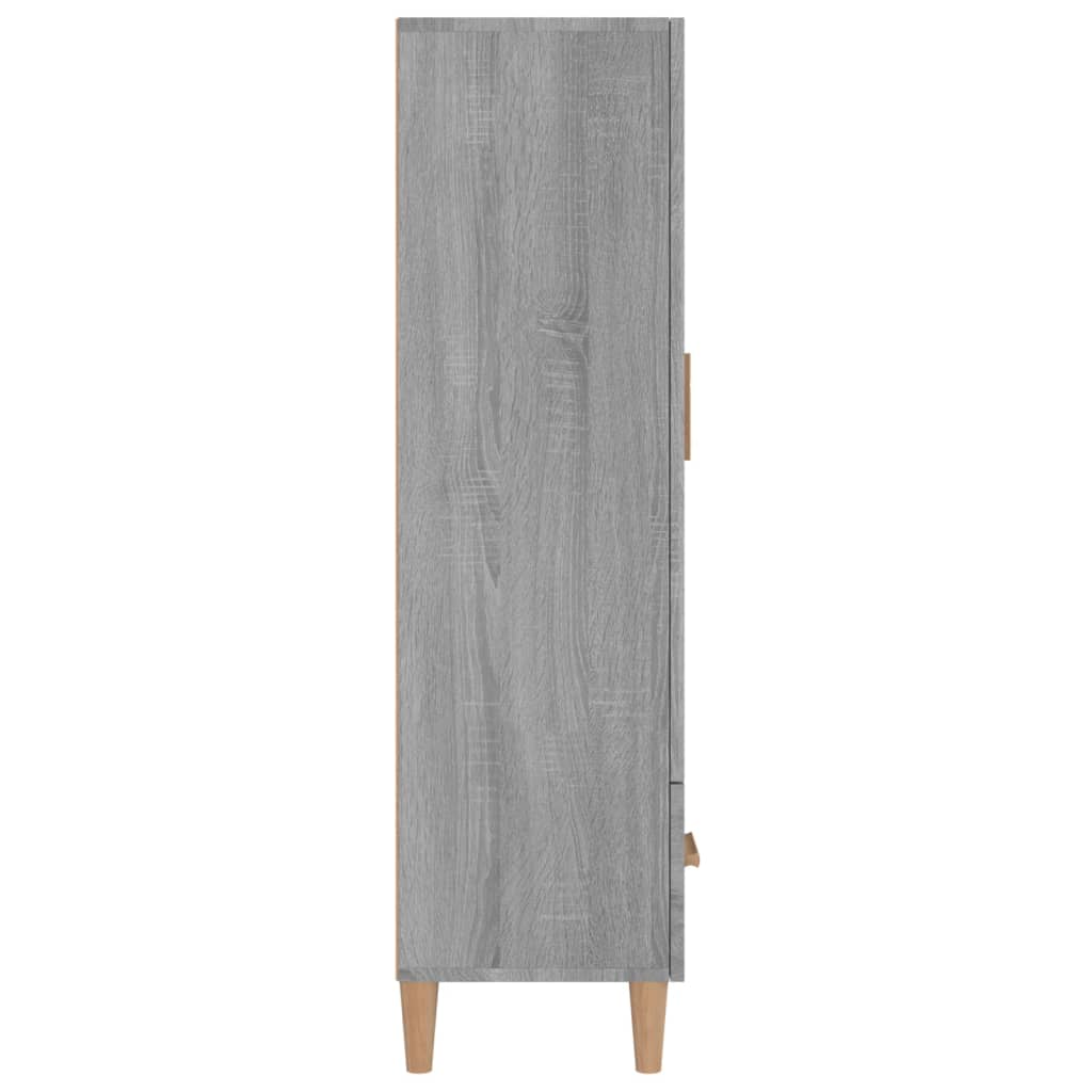 Visoka komoda boja hrasta sonome 70x31x115 cm konstruirano drvo