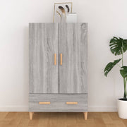 Visoka komoda boja hrasta sonome 70x31x115 cm konstruirano drvo