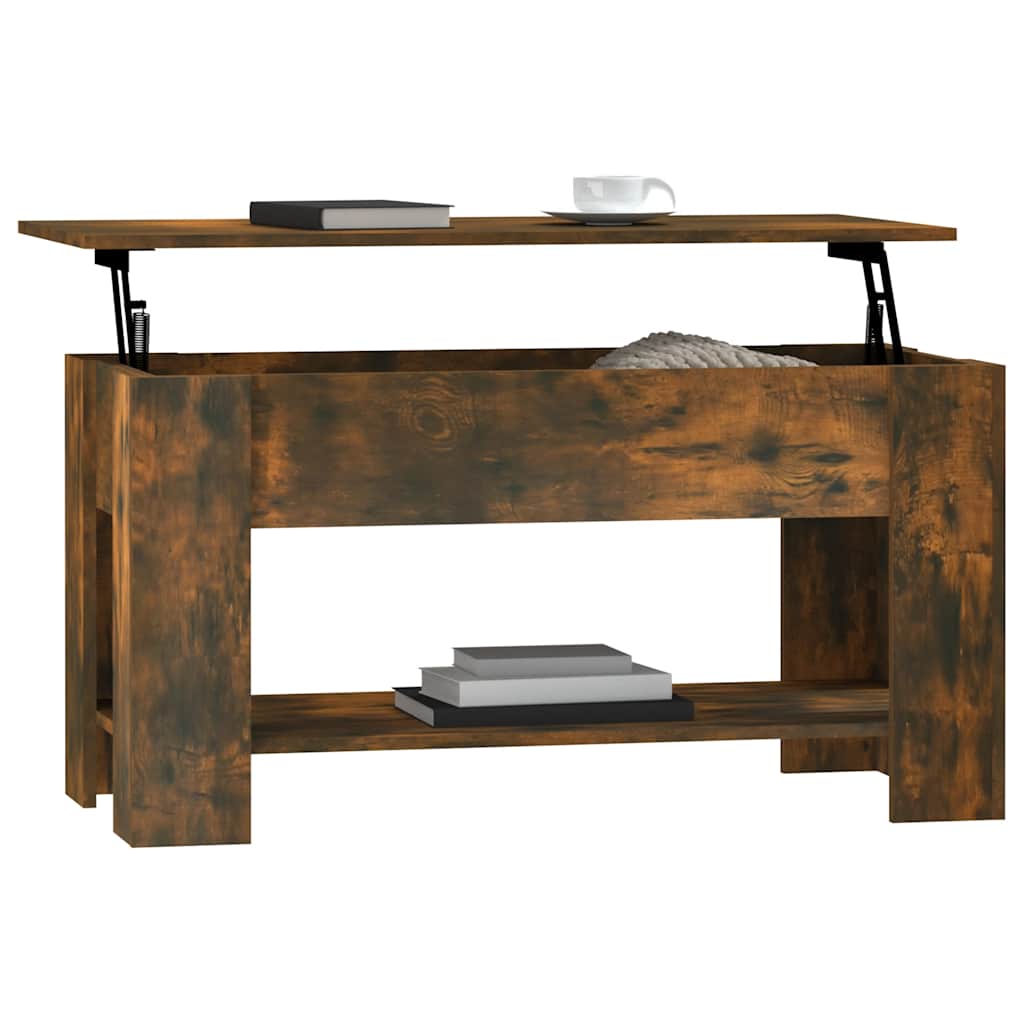 Stolić za kavu boja hrasta 101x49x52 cm konstruirano drvo