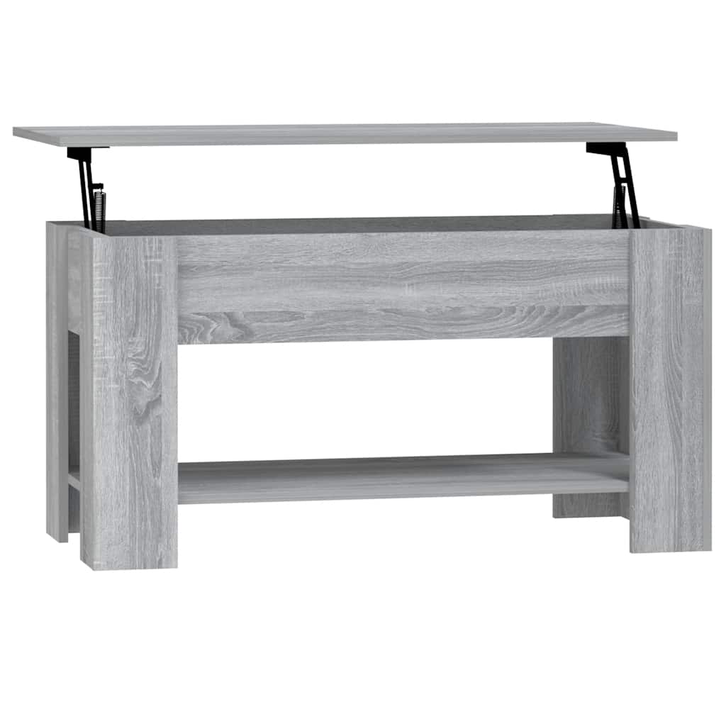 Stolić za kavu boja hrasta 101 x 49 x 52 cm konstruirano drvo