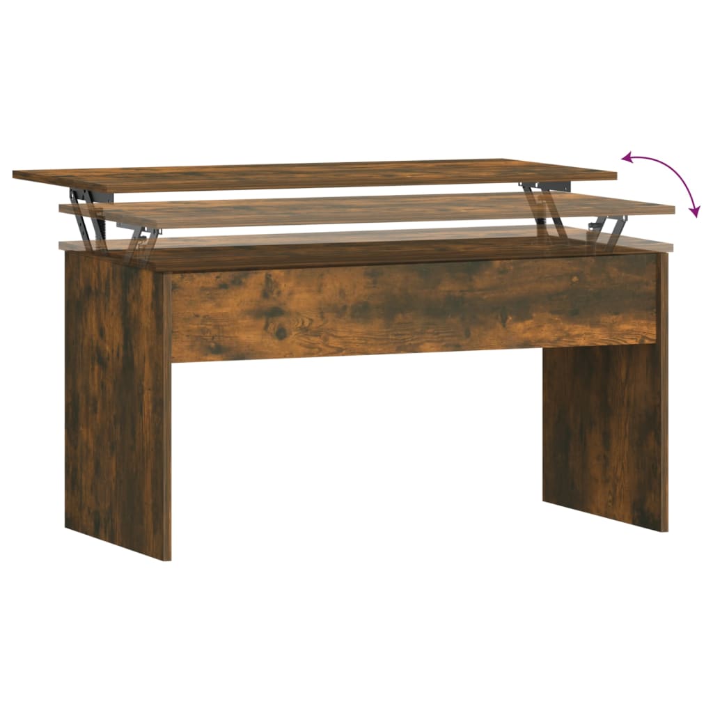 Stolić za kavu boja hrasta 102x50,5x52,5 cm konstruirano drvo