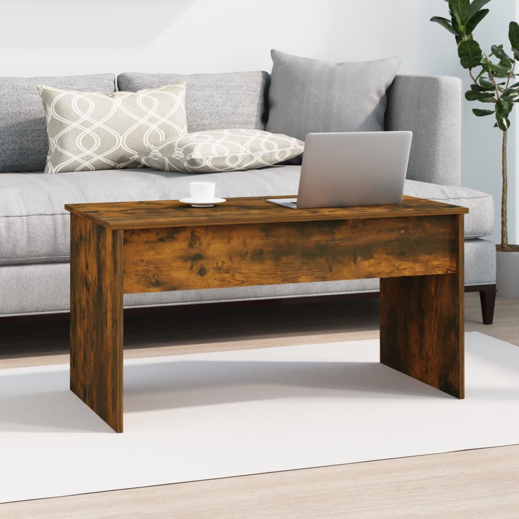 Stolić za kavu boja hrasta 102x50,5x52,5 cm konstruirano drvo